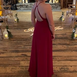 Burgundy Prom/Bridesmaid Dress